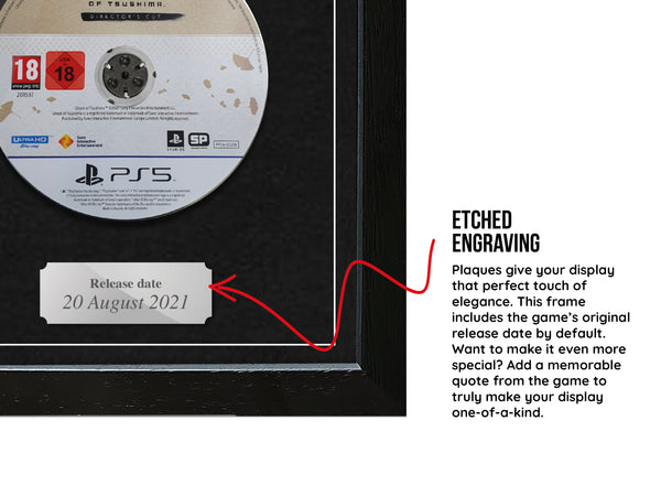 Ghost of Tsushima (PS5) Expo Pro Range Framed Game - Frame-A-Game