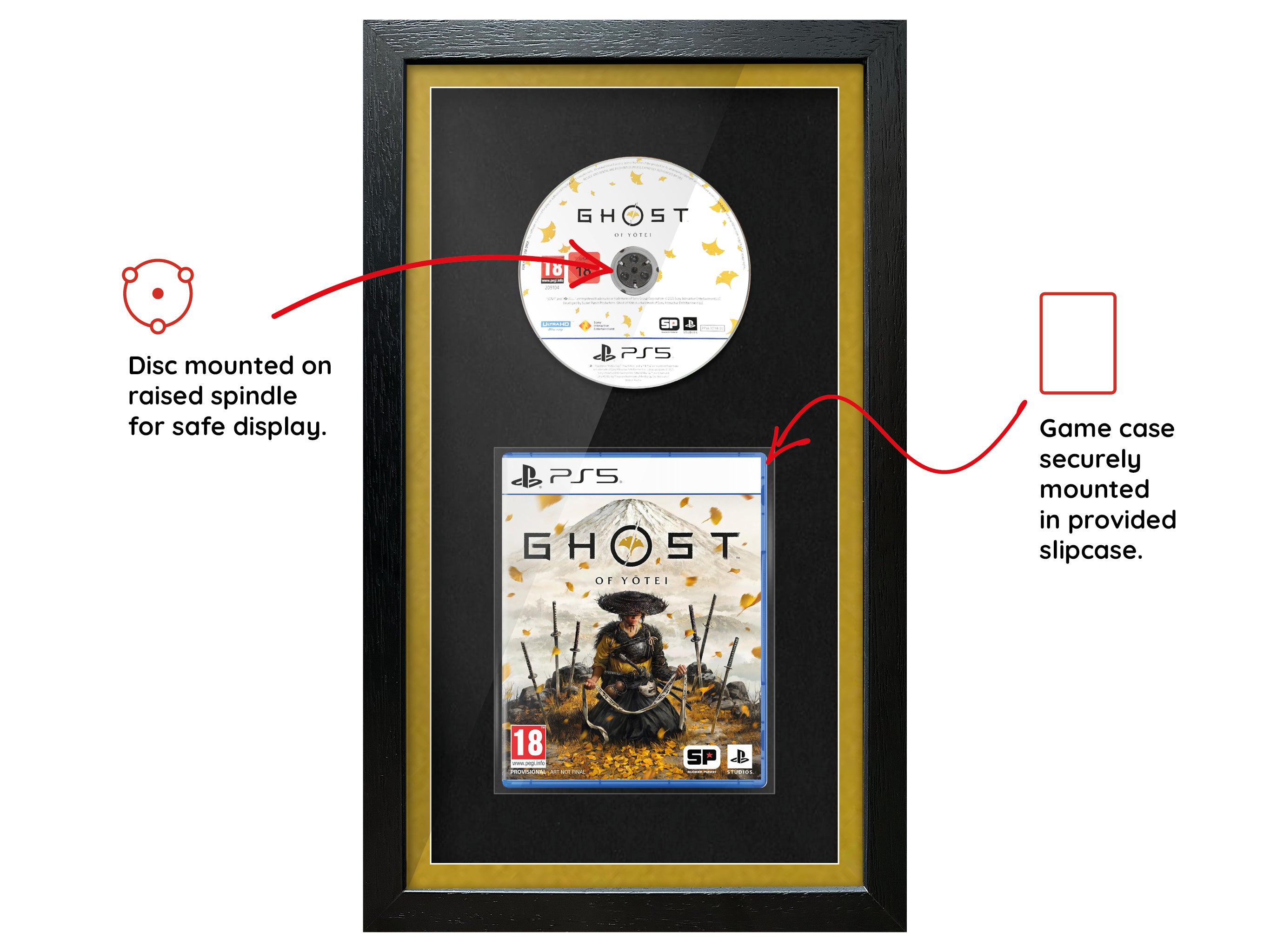 Ghost of Yōtei (PS5) Exhibition Range Framed Game - Frame-A-Game