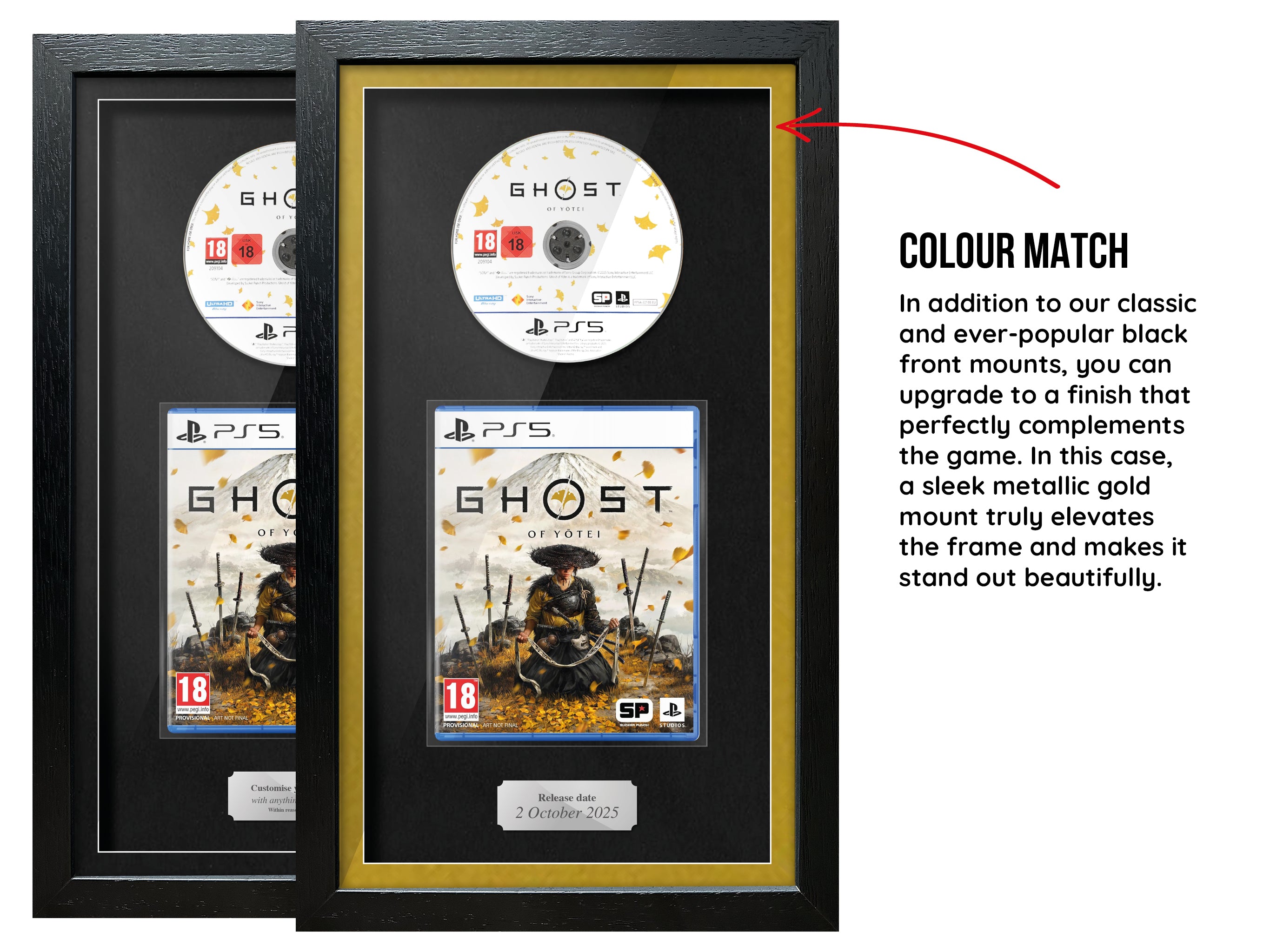 Ghost of Yōtei (PS5) Exhibition Range Framed Game - Frame-A-Game