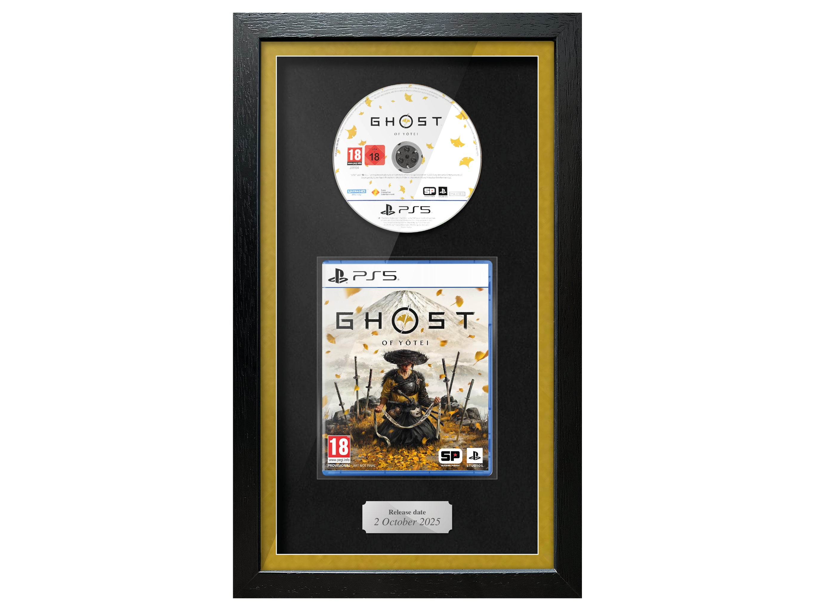 Ghost of Yōtei (PS5) Exhibition Range Framed Game - Frame-A-Game