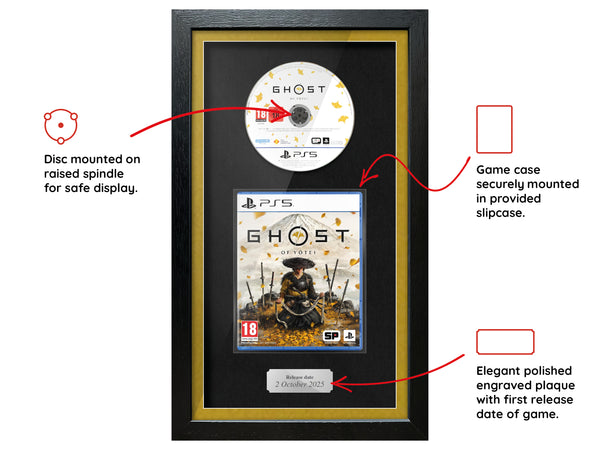 Ghost of Yōtei (PS5) Exhibition Range Framed Game - Frame-A-Game