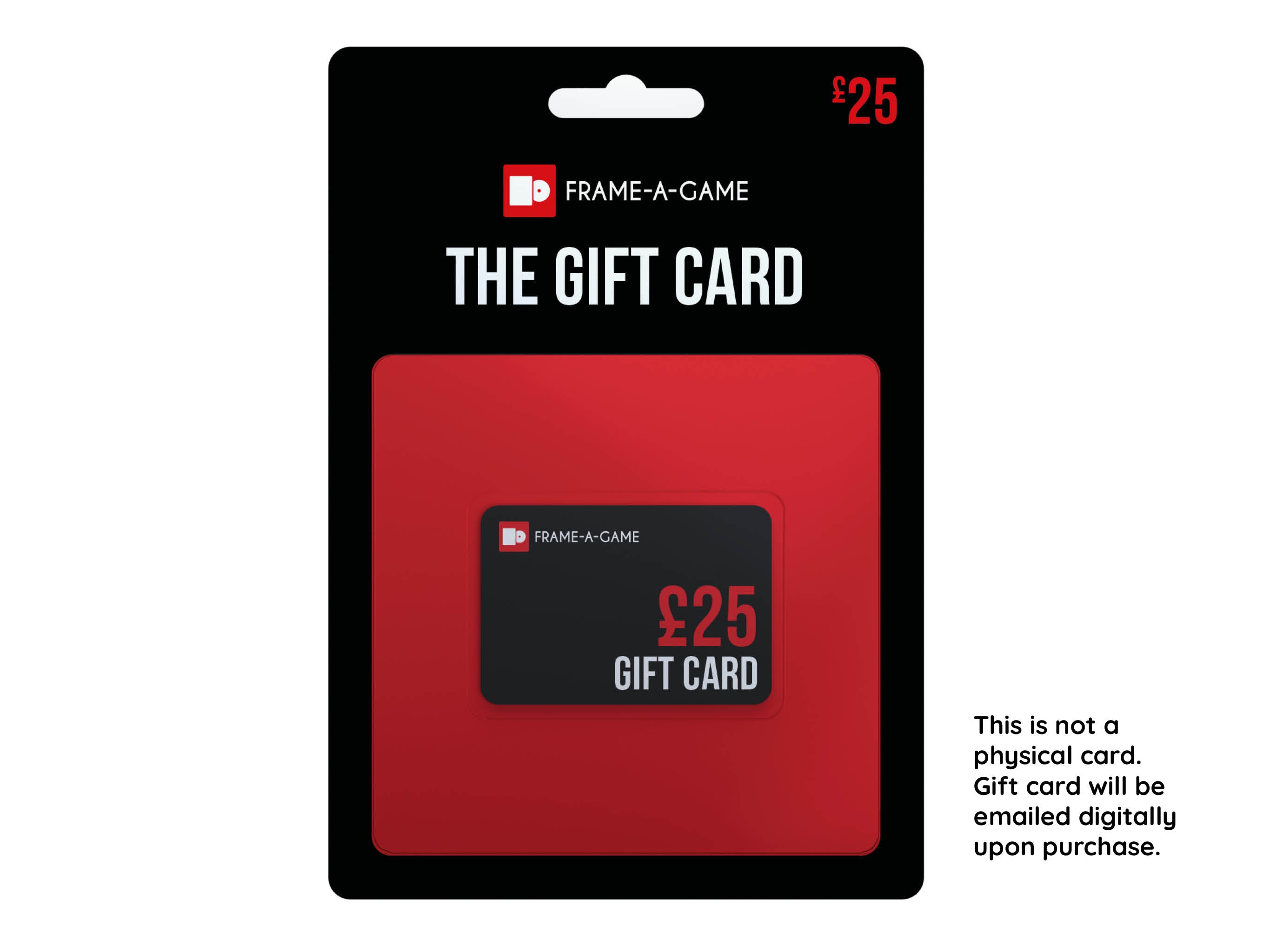 Frame-A-Game £25 Gift Card - Frame-A-Game