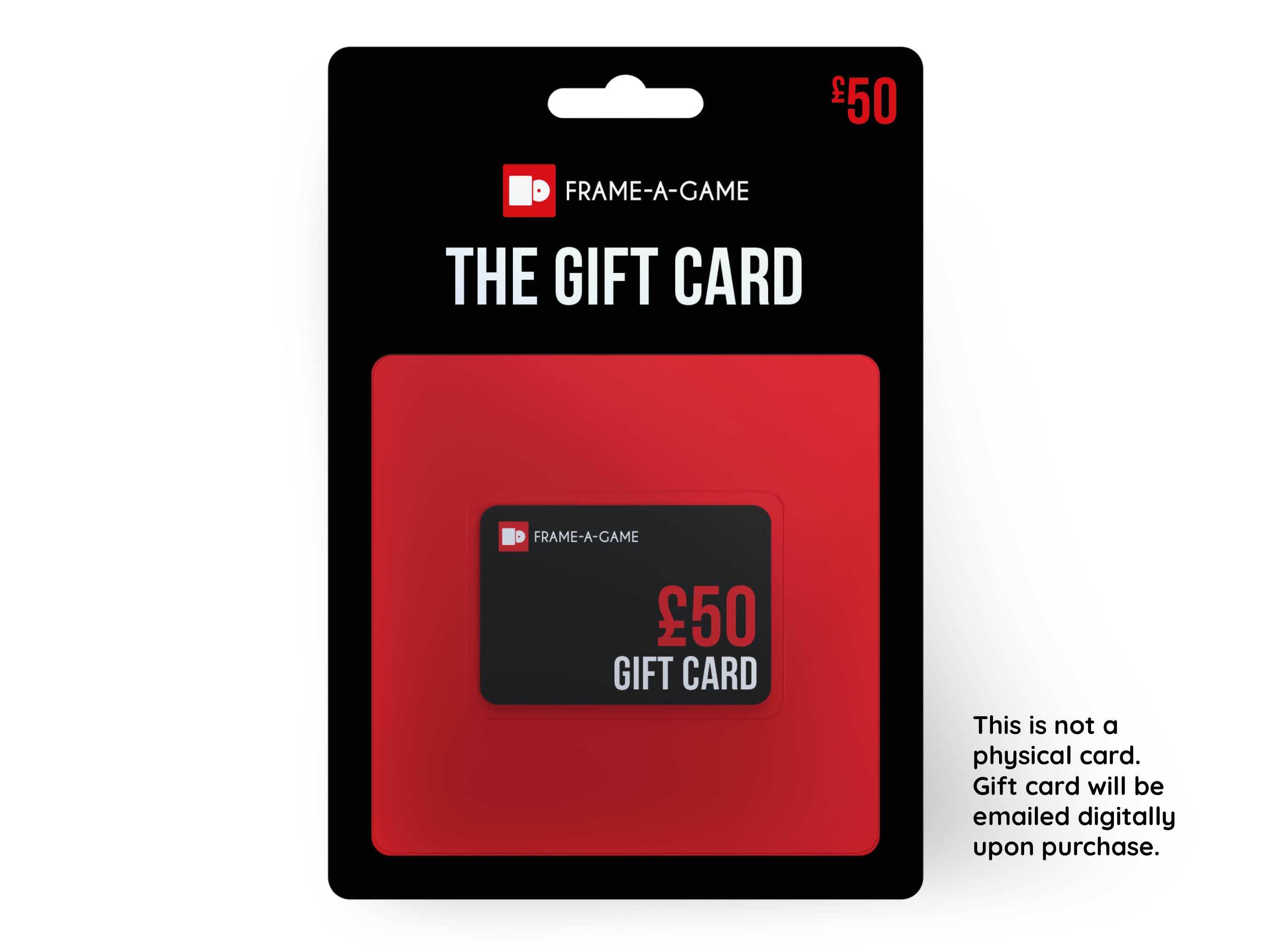 Frame-A-Game £50 Gift Card - Frame-A-Game