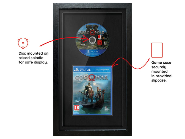 God of War (PS4) Exhibition Range Framed Game - Frame-A-Game