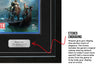 God of War (PS4) Exhibition Range Framed Game - Frame-A-Game
