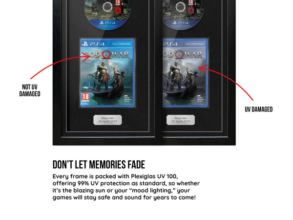 God of War (PS4) Exhibition Range Framed Game - Frame-A-Game