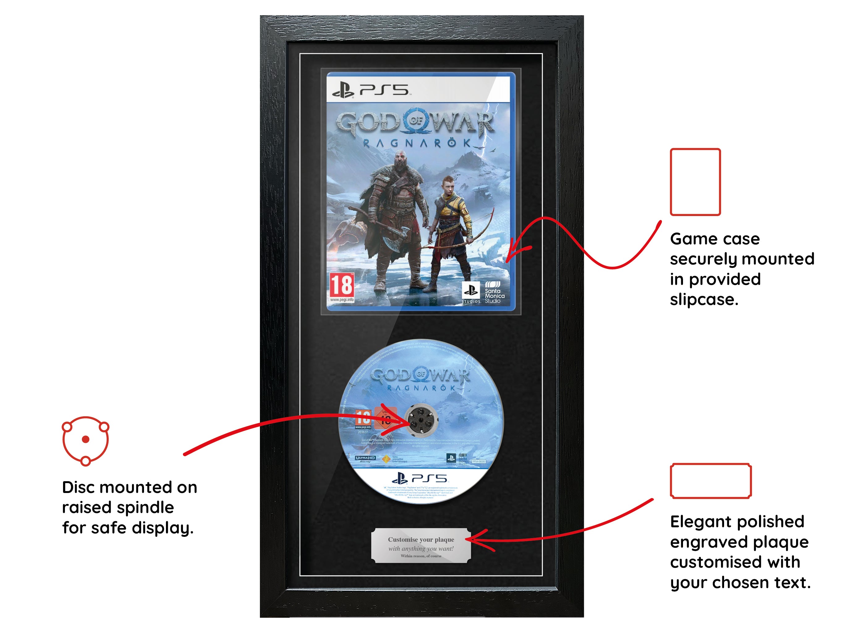 God of War: Ragnarök (PS5) Expo Pro Range Framed Game - Frame-A-Game