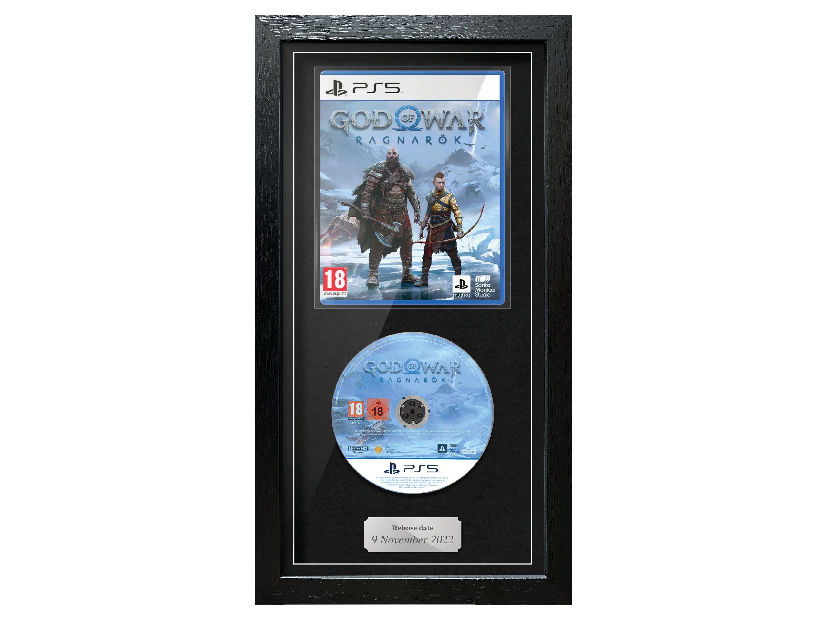 God of War: Ragnarök (PS5) Expo Pro Range Framed Game - Frame-A-Game