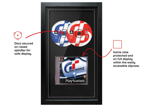 Gran Turismo 2 (PS1) Exhibition Range Framed Game - Frame-A-Game