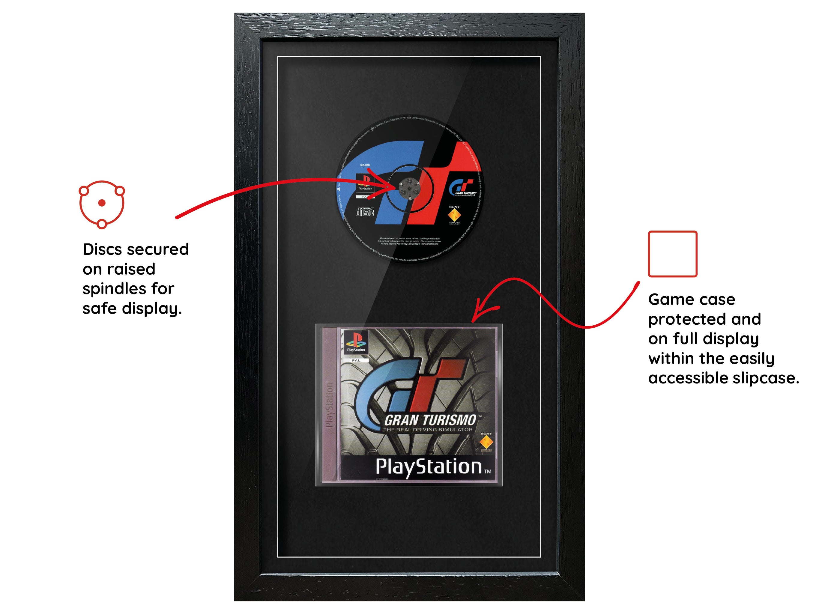 Gran Turismo (PS1) Exhibition Range Framed Game - Frame-A-Game