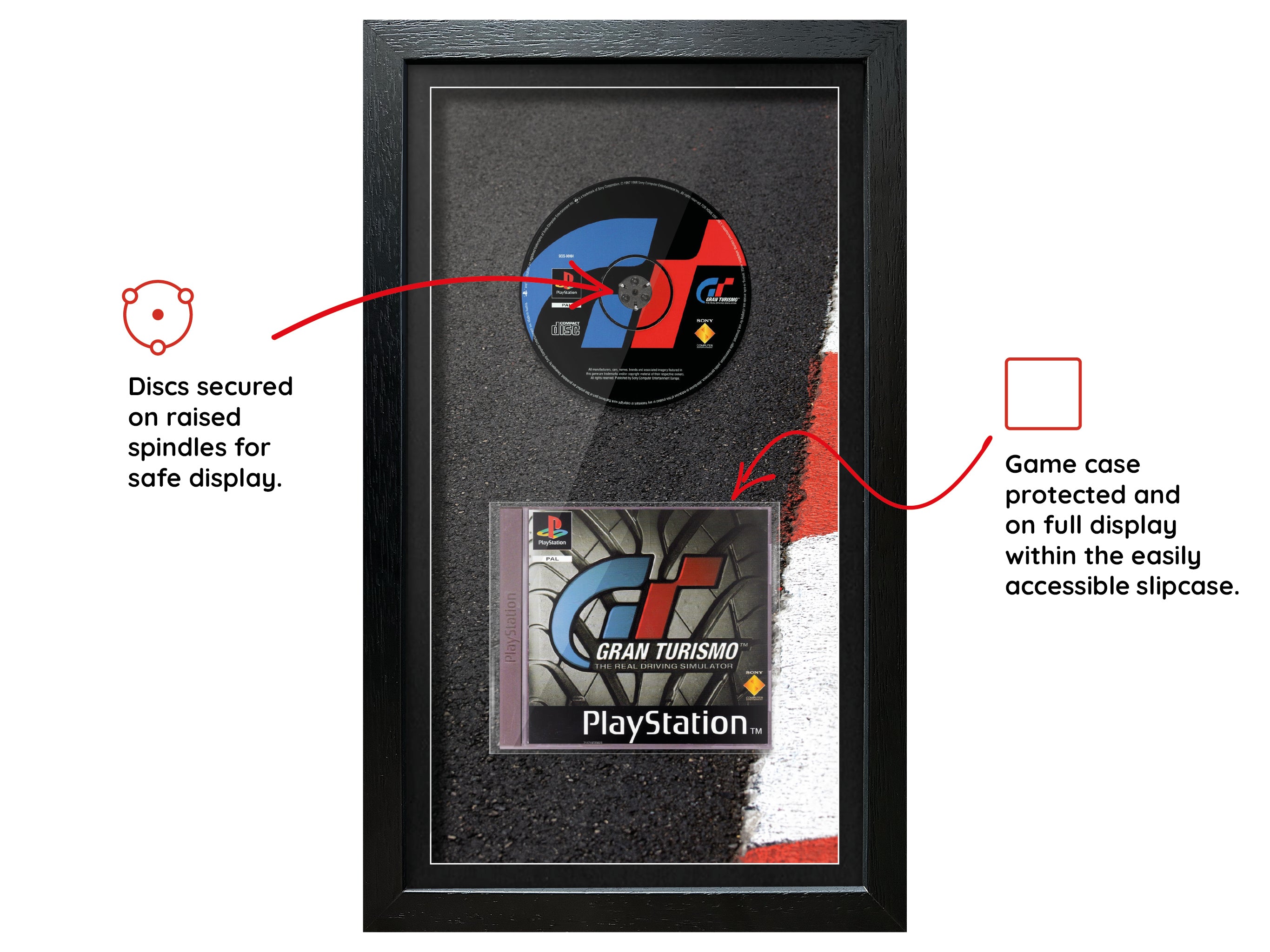 Gran Turismo (PS1) Inspired By Exhibition Range Framed Game - Frame-A-Game