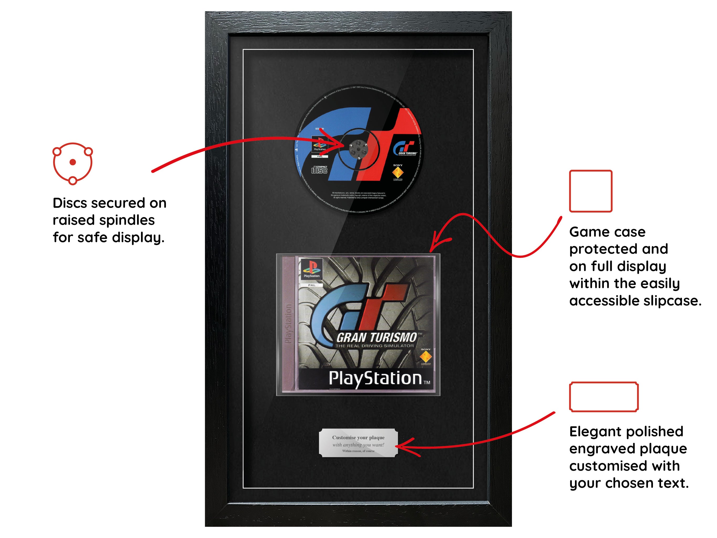 Gran Turismo (PS1) Exhibition Range Framed Game - Frame-A-Game