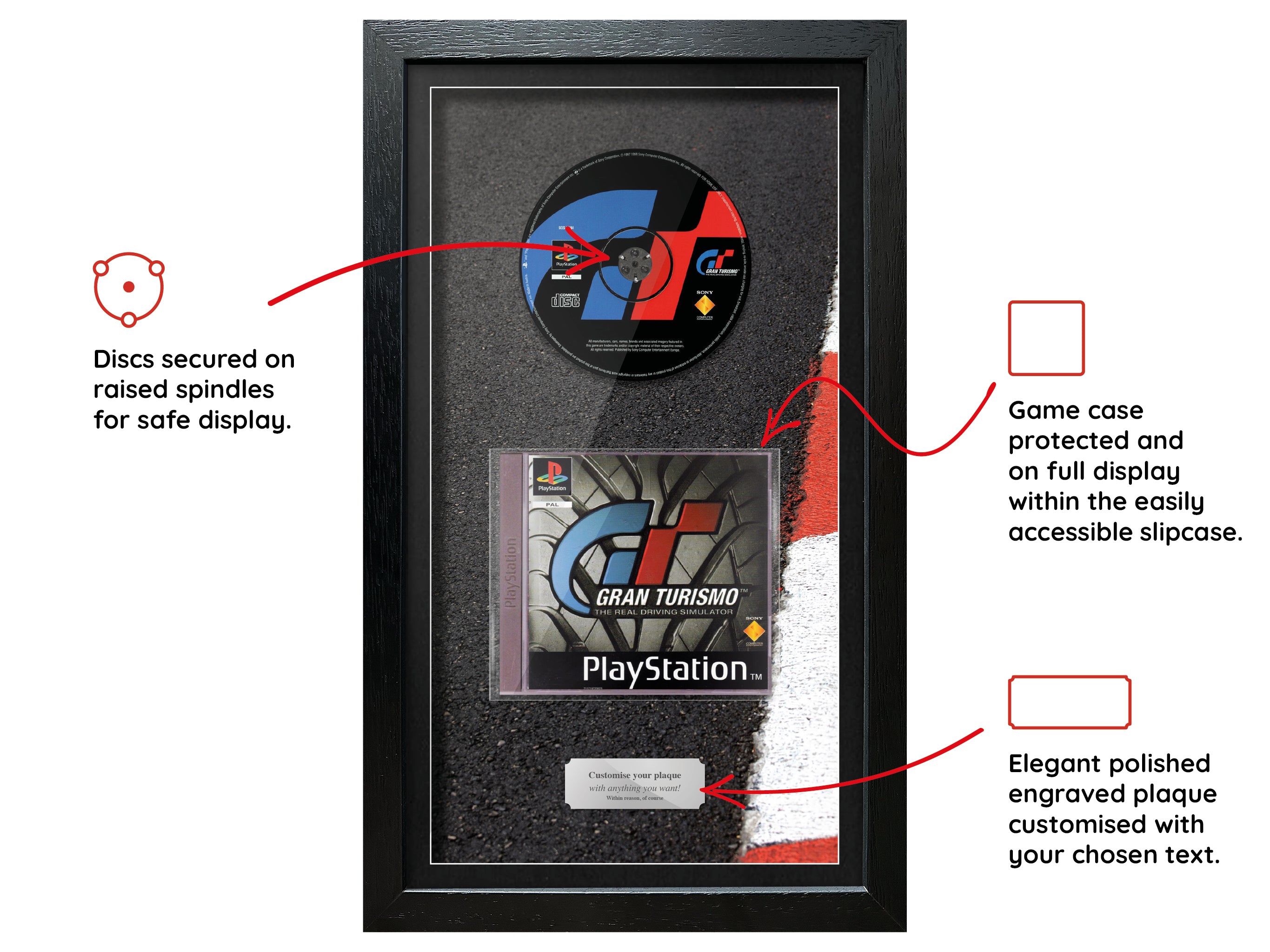 Gran Turismo (PS1) Inspired By Exhibition Range Framed Game - Frame-A-Game