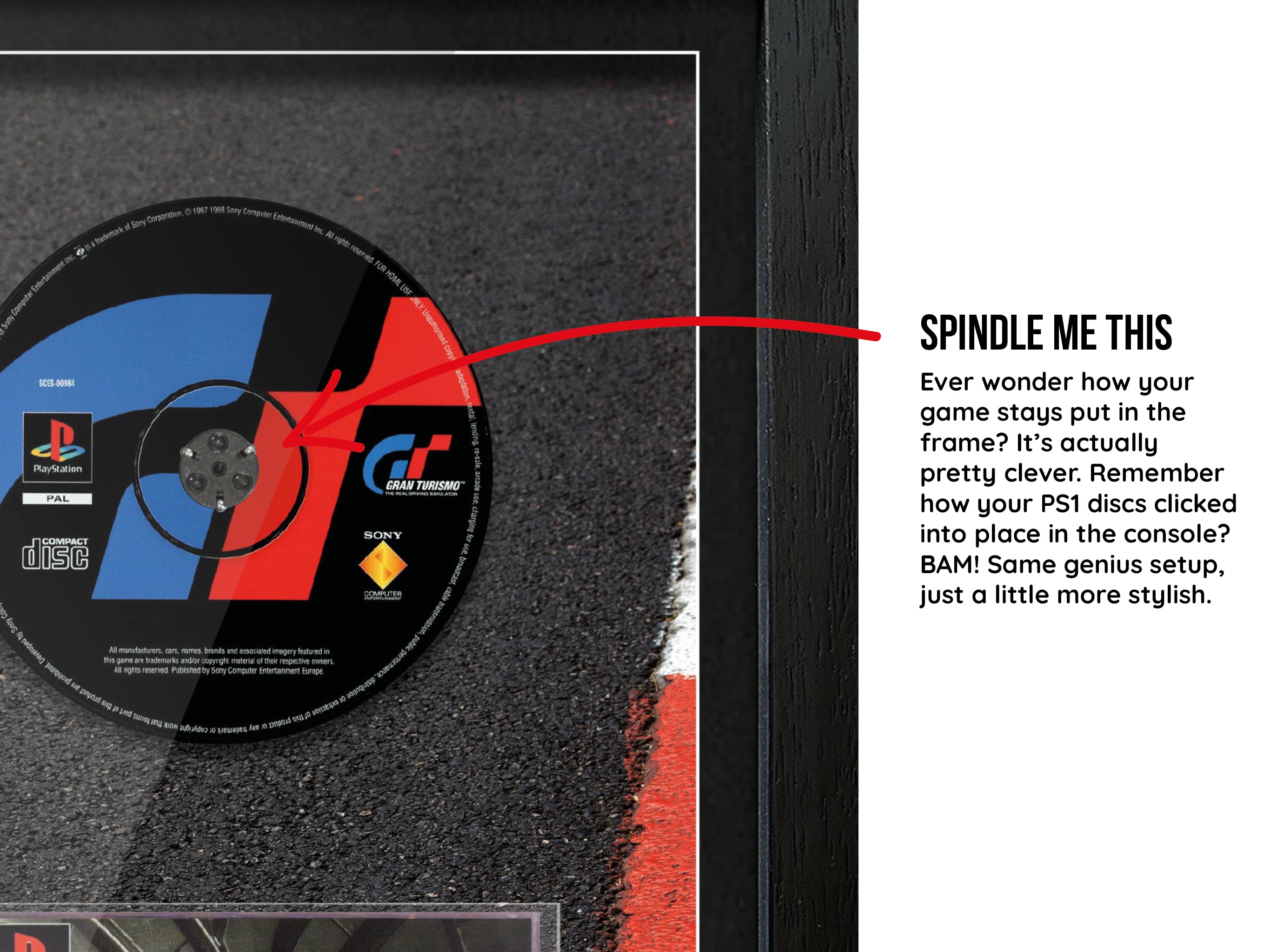 Gran Turismo (PS1) Inspired By Exhibition Range Framed Game - Frame-A-Game
