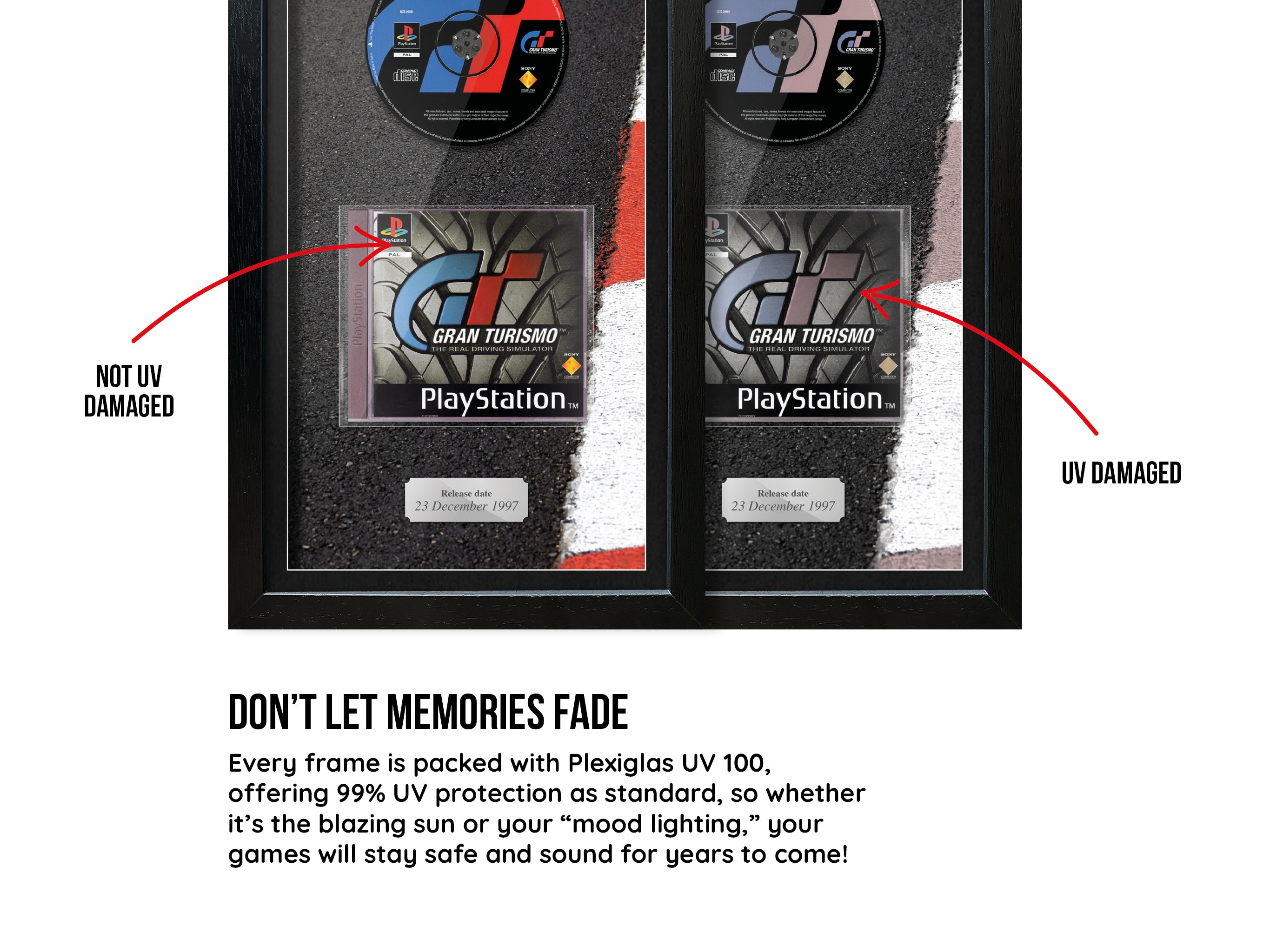 Gran Turismo (PS1) Inspired By Exhibition Range Framed Game - Frame-A-Game