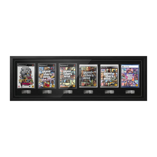 Grand Theft Auto Series (PlayStation) Hexa Range Framed Game