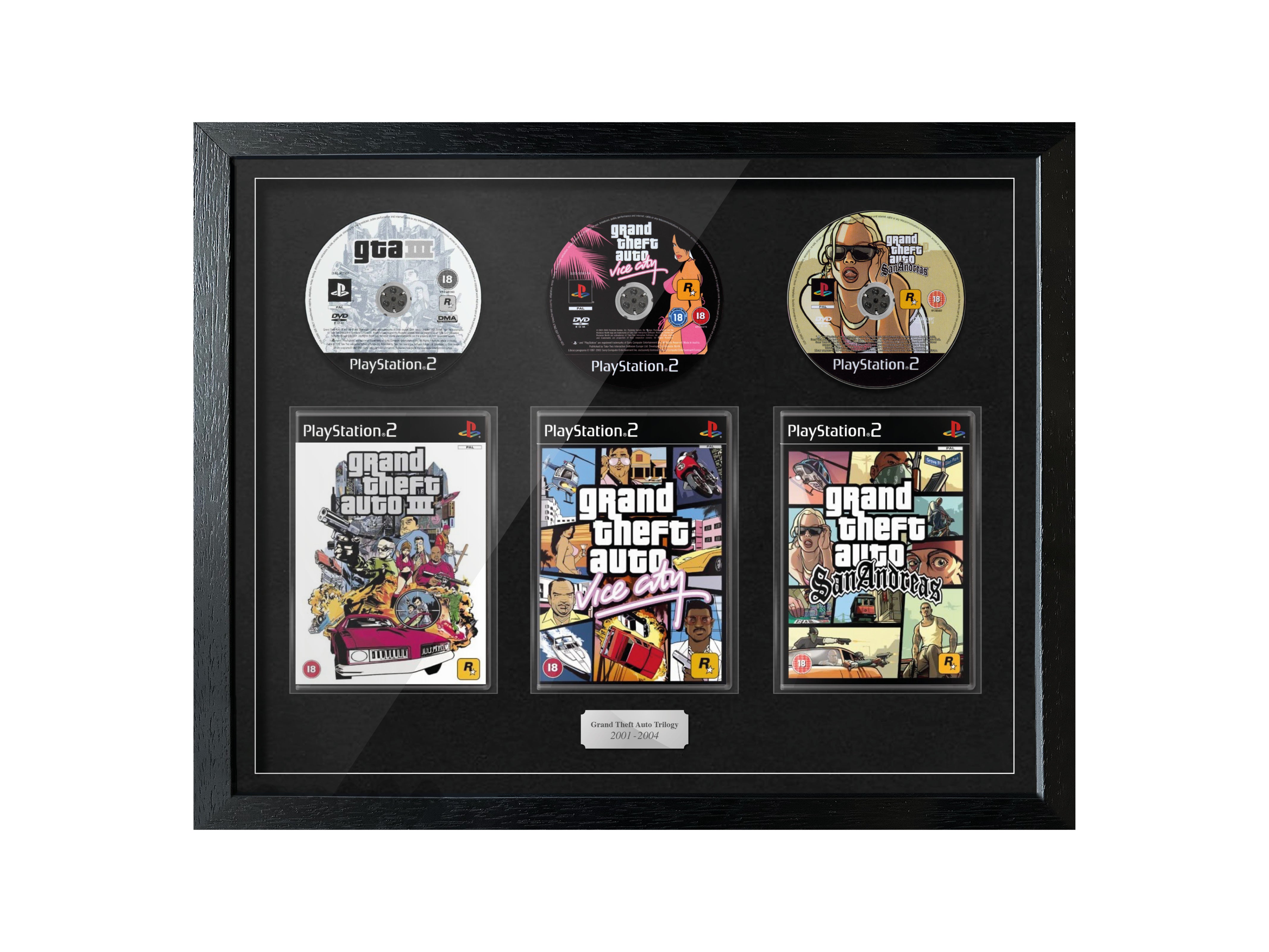 La trilogie Grand Theft Auto (PS2) - Jeux encadrés de la gamme Exhibition 