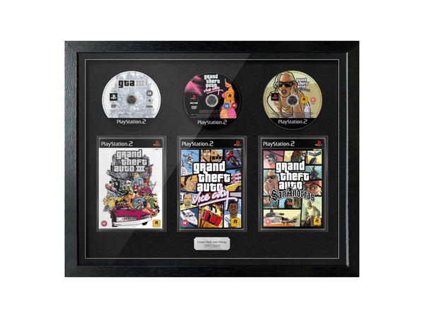 La trilogie Grand Theft Auto (PS2) - Jeux encadrés de la gamme Exhibition 