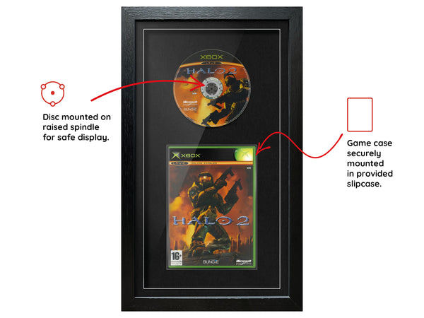 Halo 2 (Xbox) Exhibition Range Framed Game - Frame-A-Game