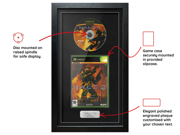 Halo 2 (Xbox) Exhibition Range Framed Game - Frame-A-Game