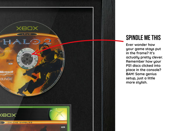 Halo 2 (Xbox) Exhibition Range Framed Game - Frame-A-Game