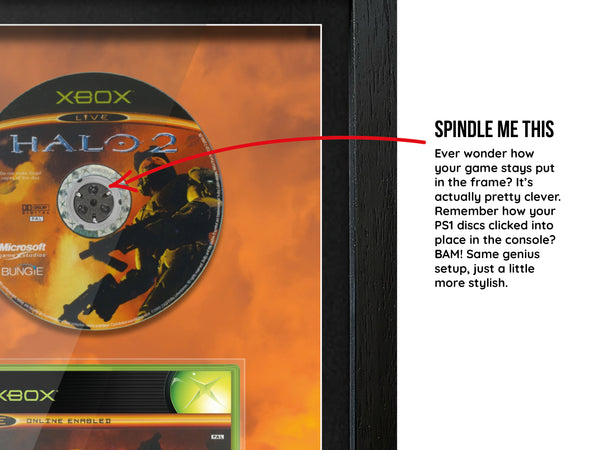 Halo 2 (Xbox) Inspired By Exhibition Range Framed Game - Frame-A-Game