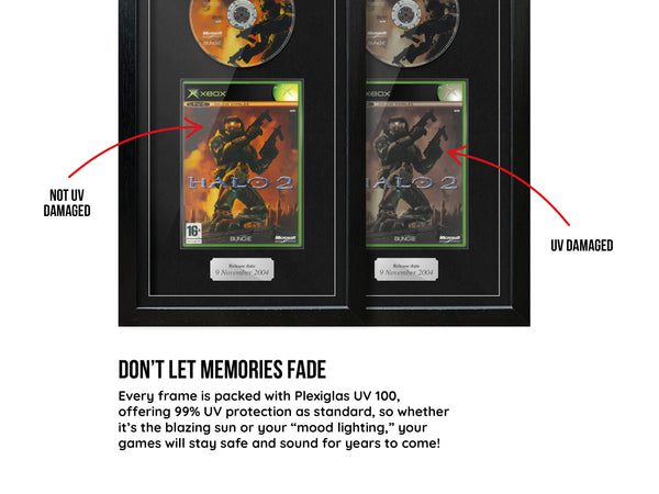 Halo 2 (Xbox) Exhibition Range Framed Game - Frame-A-Game