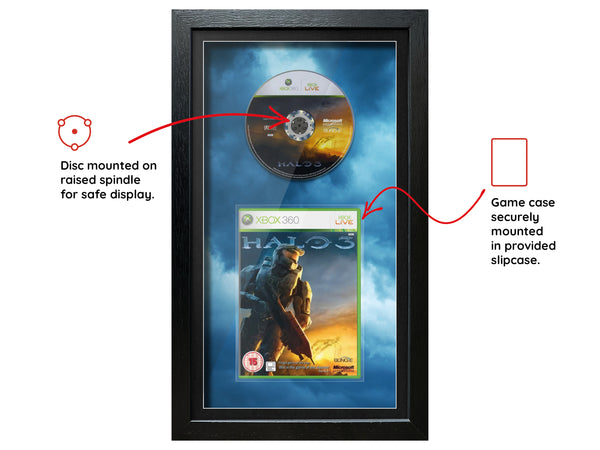 Halo 3 (Xbox 360) Inspired By Exhibition Range Framed Game - Frame-A-Game