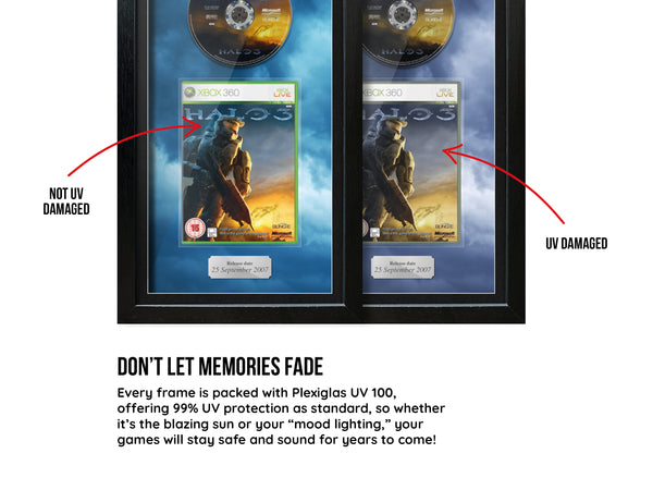 Halo 3 (Xbox 360) Inspired By Exhibition Range Framed Game - Frame-A-Game
