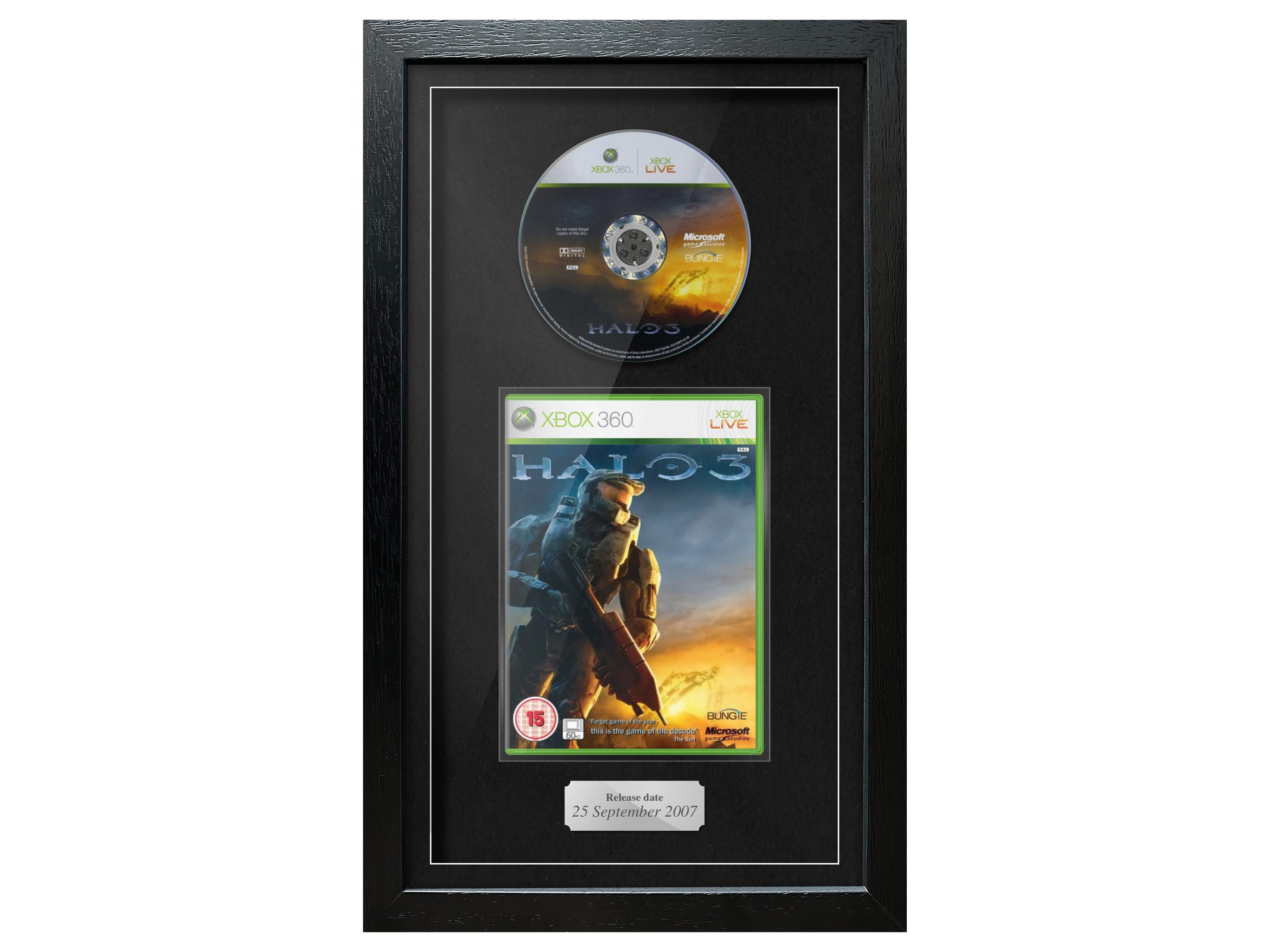 Halo 3 (Xbox 360) Exhibition Range Framed Game - Frame-A-Game