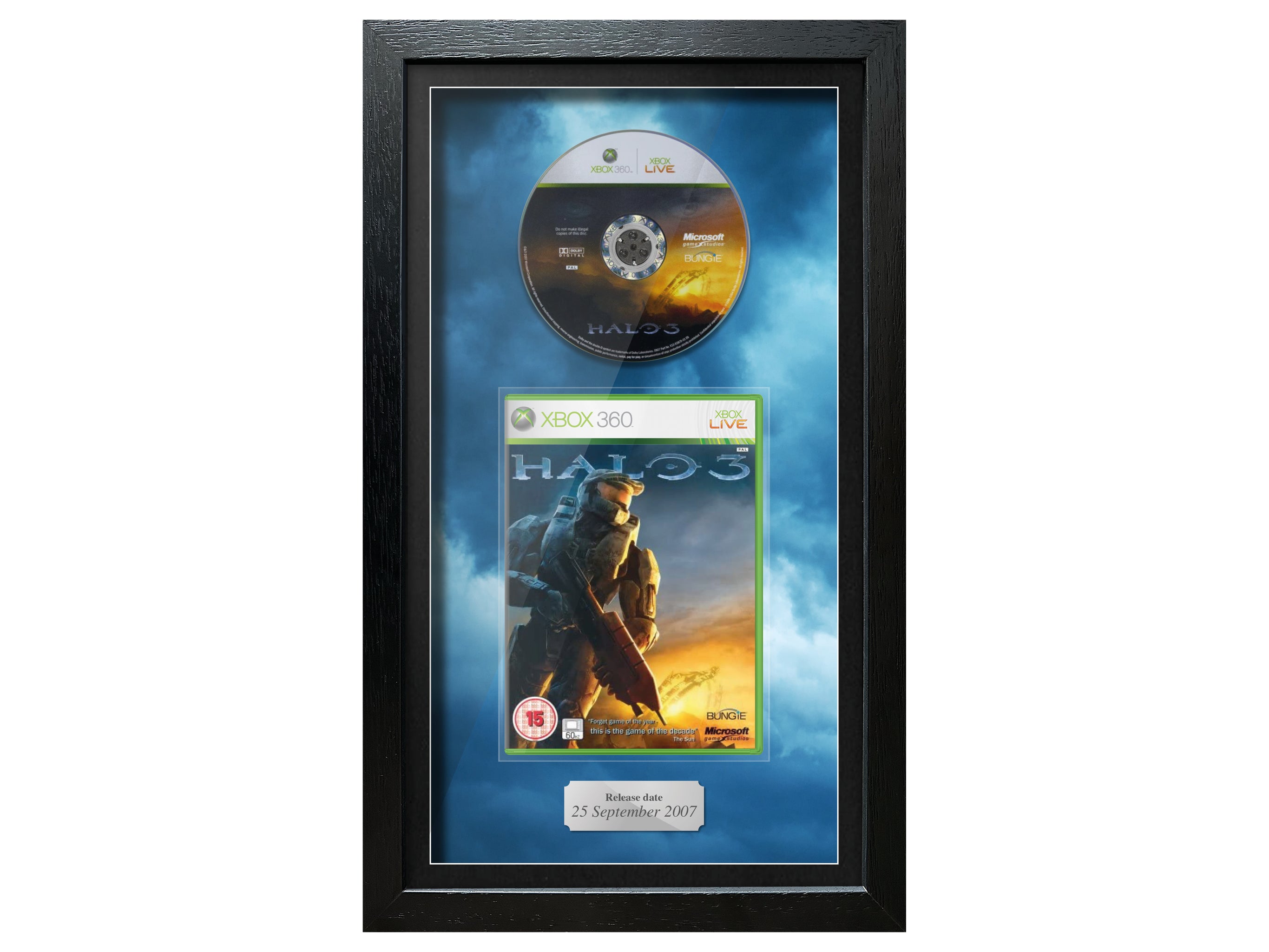 Halo 3 (Xbox 360) Inspired By Exhibition Range Framed Game - Frame-A-Game