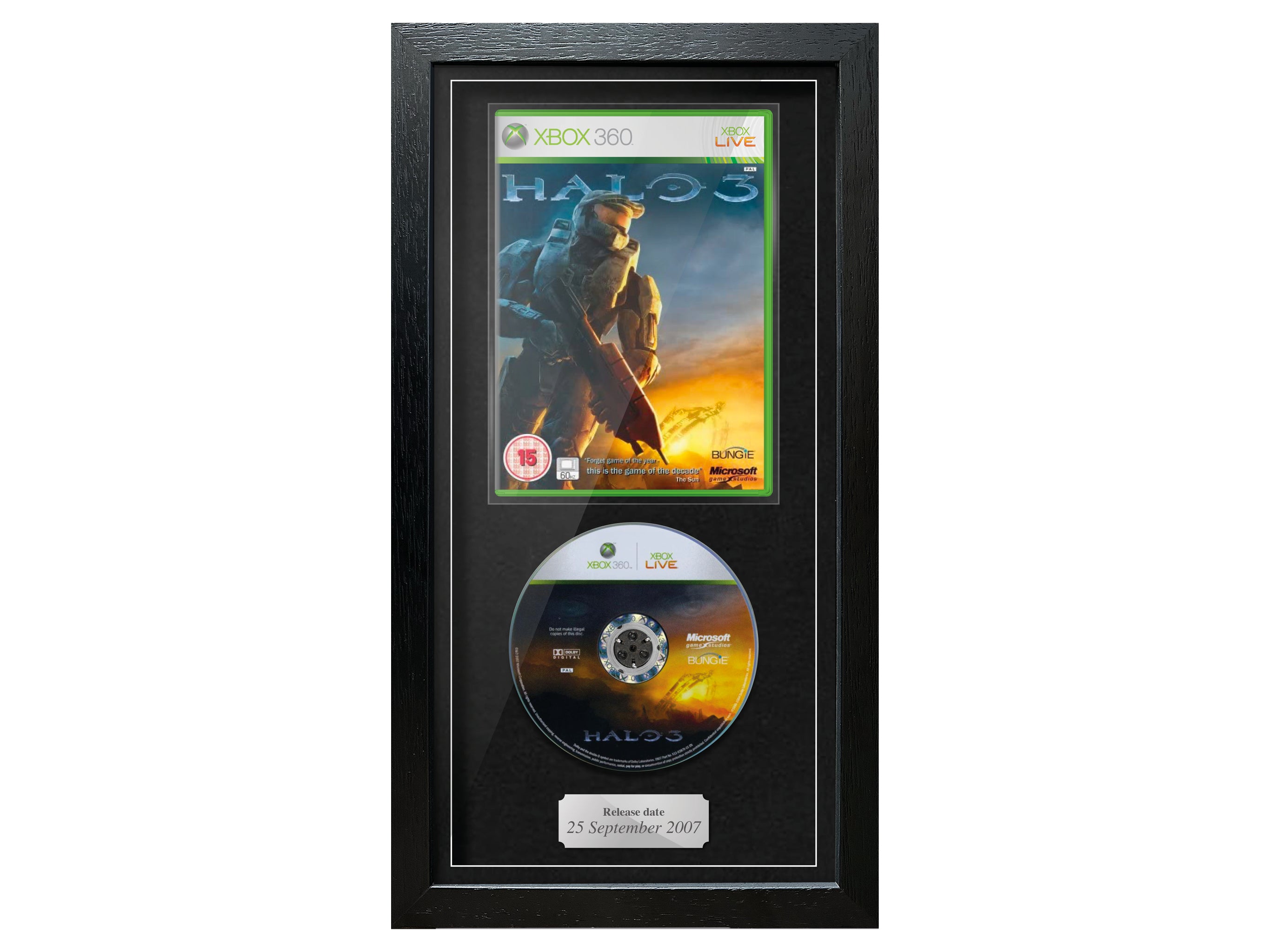 Halo 3 (Xbox 360) Expo Pro Range Framed Game - Frame-A-Game