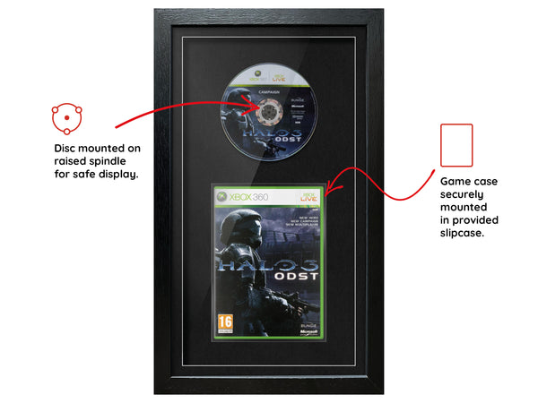 Halo 3: ODST (Xbox 360) Exhibition Range Framed Game - Frame-A-Game