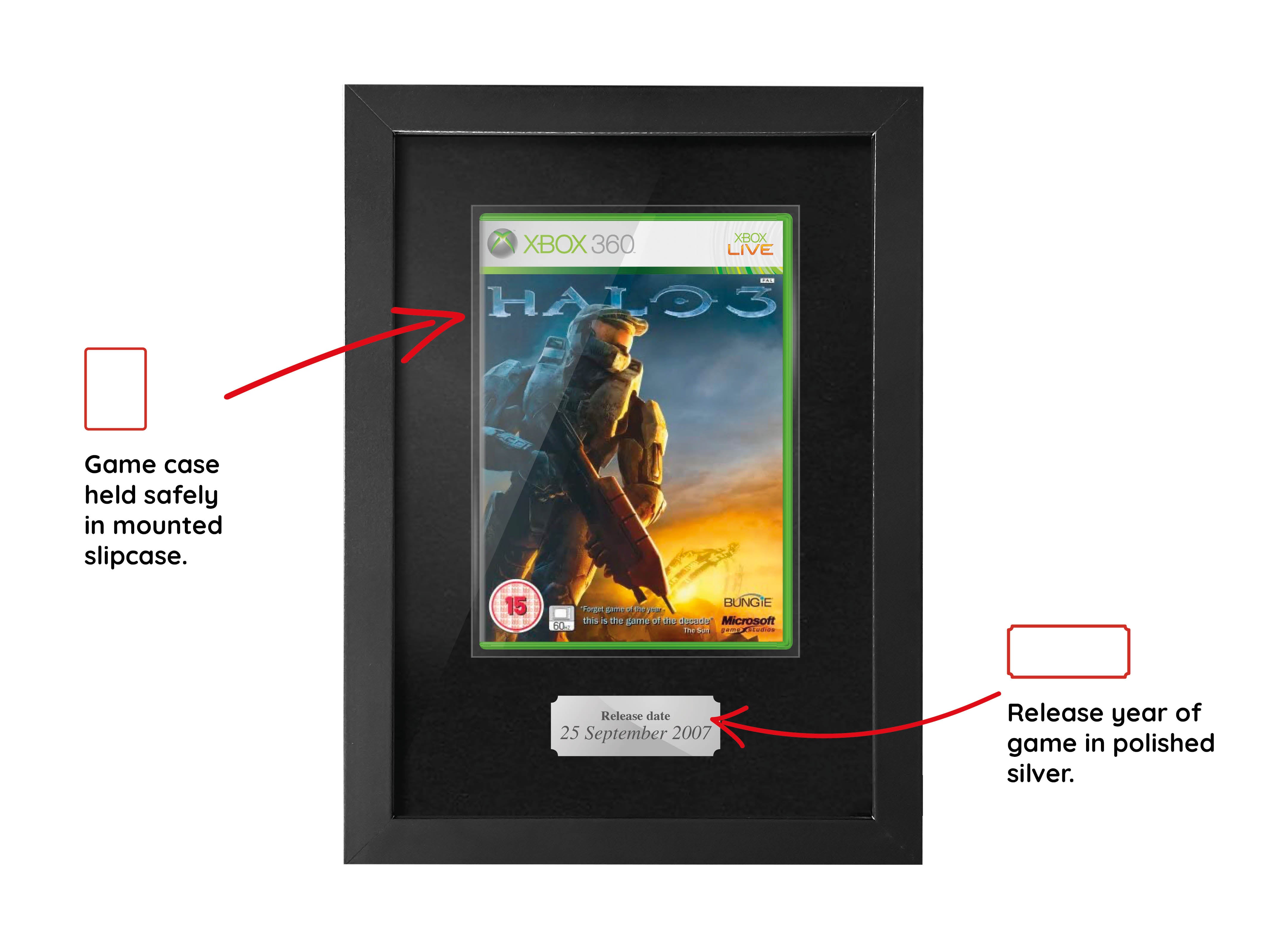Halo 3 (Xbox 360) Framed Game - Frame-A-Game
