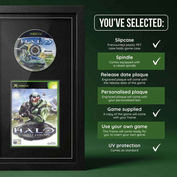 Halo : Combat Evolved (Xbox) - Jeu encadré du champ de tir d'exposition