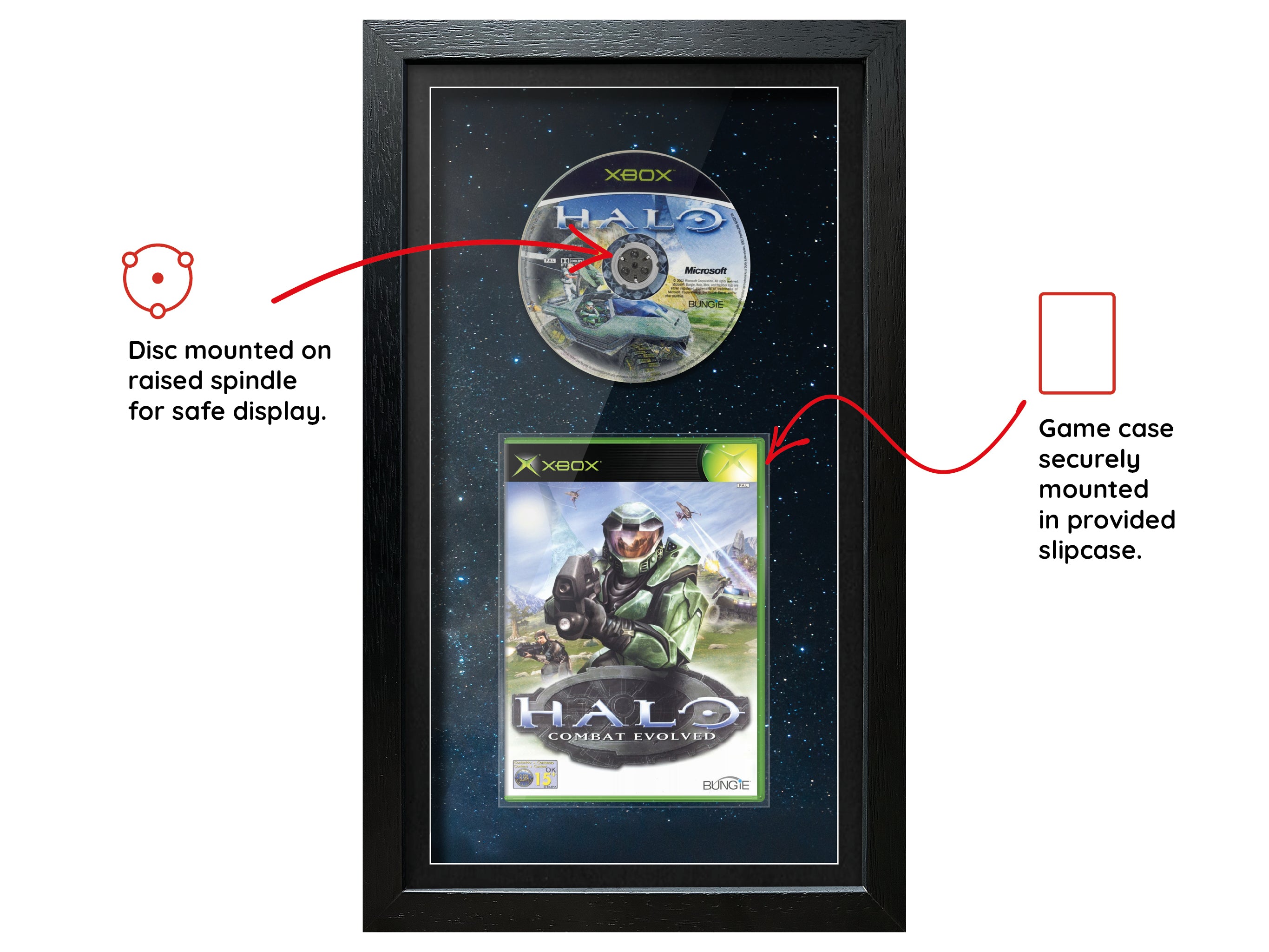 Halo: Combat Evolved (Xbox) Inspired By Exhibition Range Framed Game - Frame-A-Game