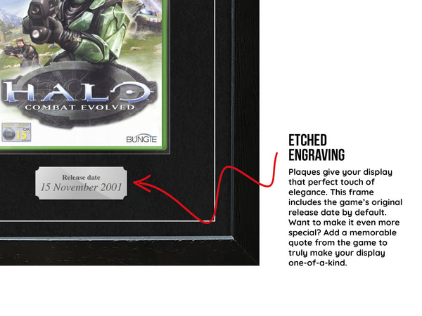 Halo: Combat Evolved (Xbox) Exhibition Range Framed Game - Frame-A-Game
