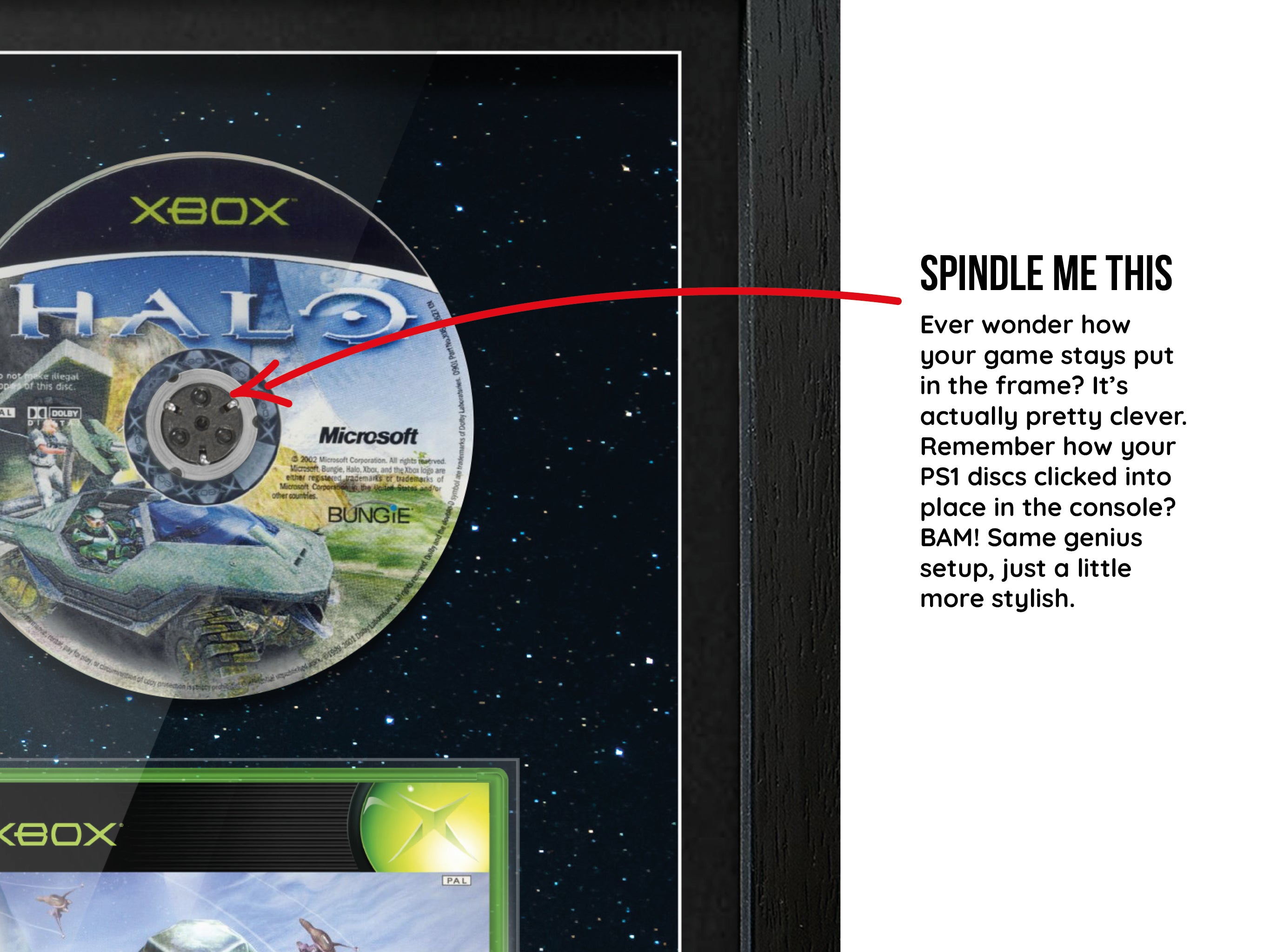Halo: Combat Evolved (Xbox) Inspired By Exhibition Range Framed Game - Frame-A-Game