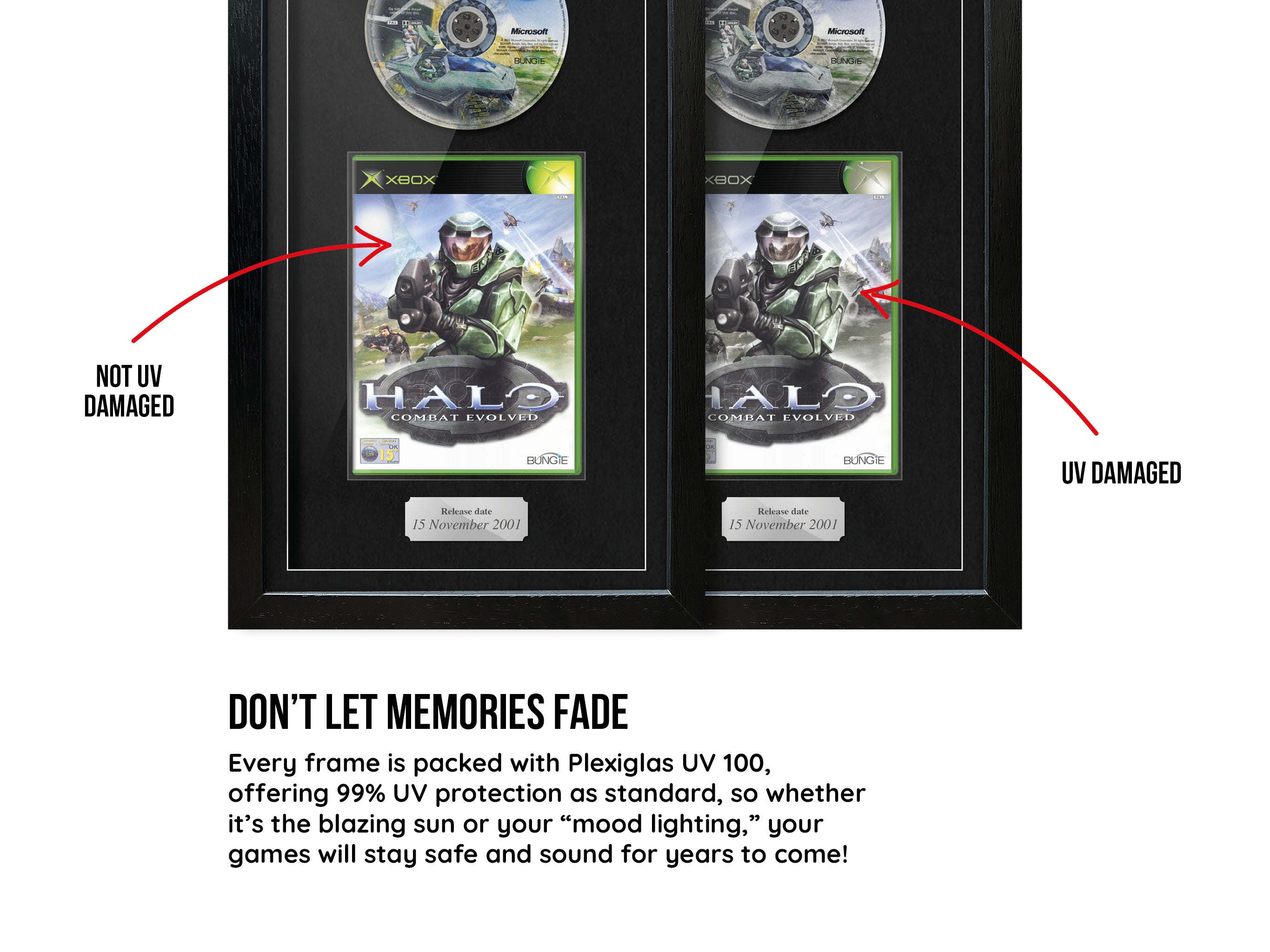 Halo: Combat Evolved (Xbox) Exhibition Range Framed Game - Frame-A-Game