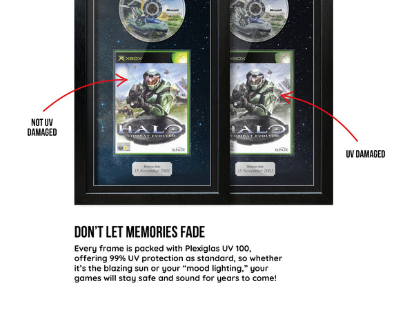 Halo: Combat Evolved (Xbox) Inspired By Exhibition Range Framed Game - Frame-A-Game