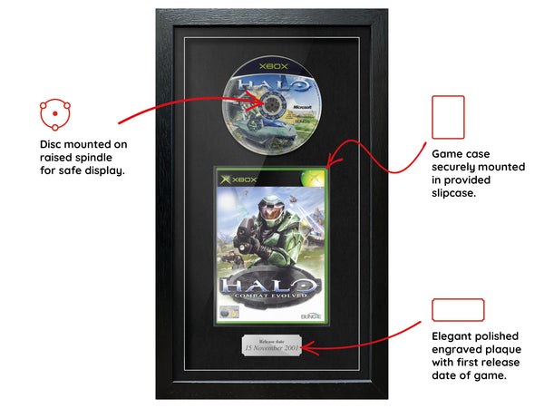Halo: Combat Evolved (Xbox) Exhibition Range Framed Game - Frame-A-Game
