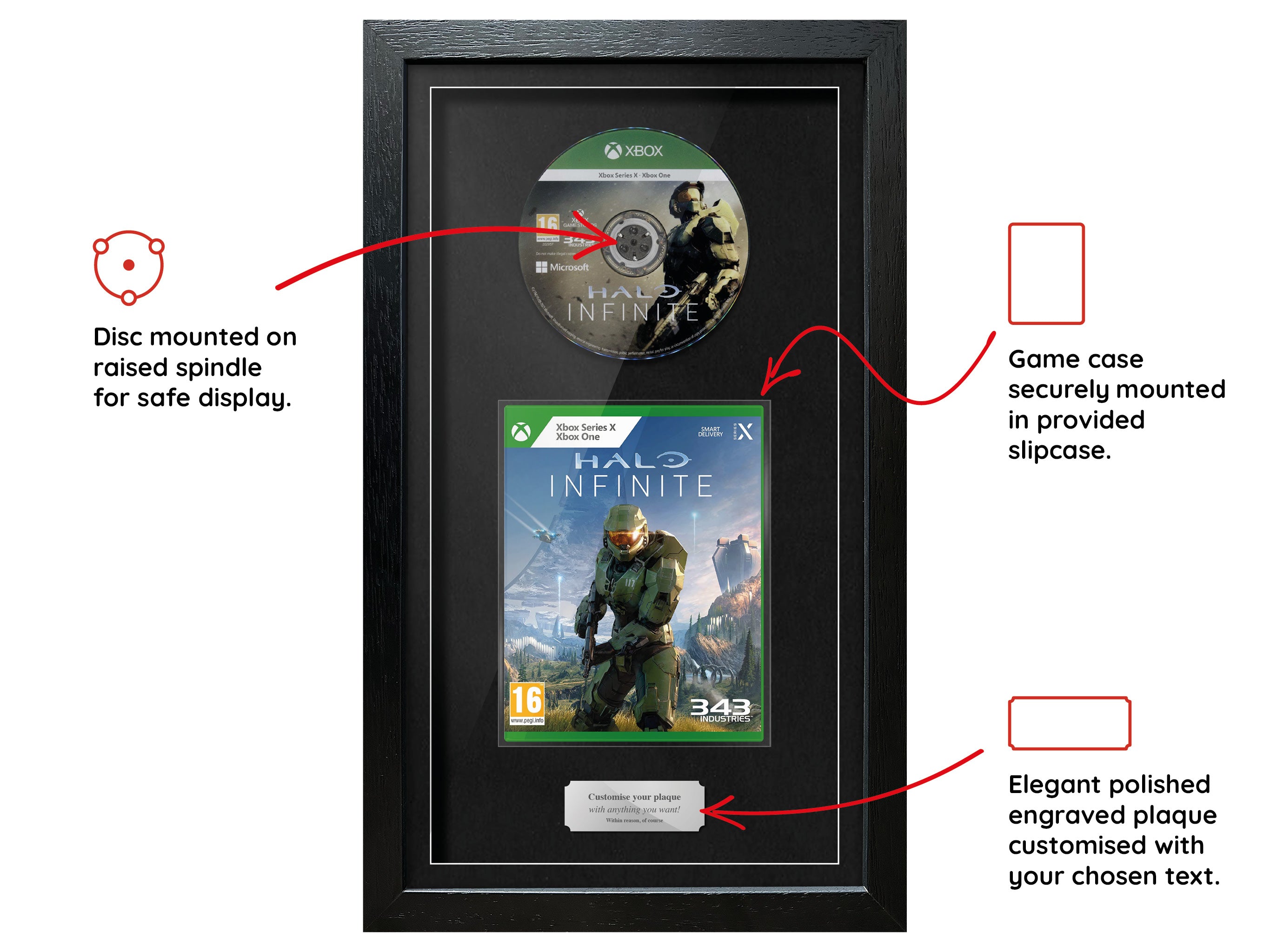 Halo Infinite (Xbox Series) Exhibition Range Framed Game - Frame-A-Game