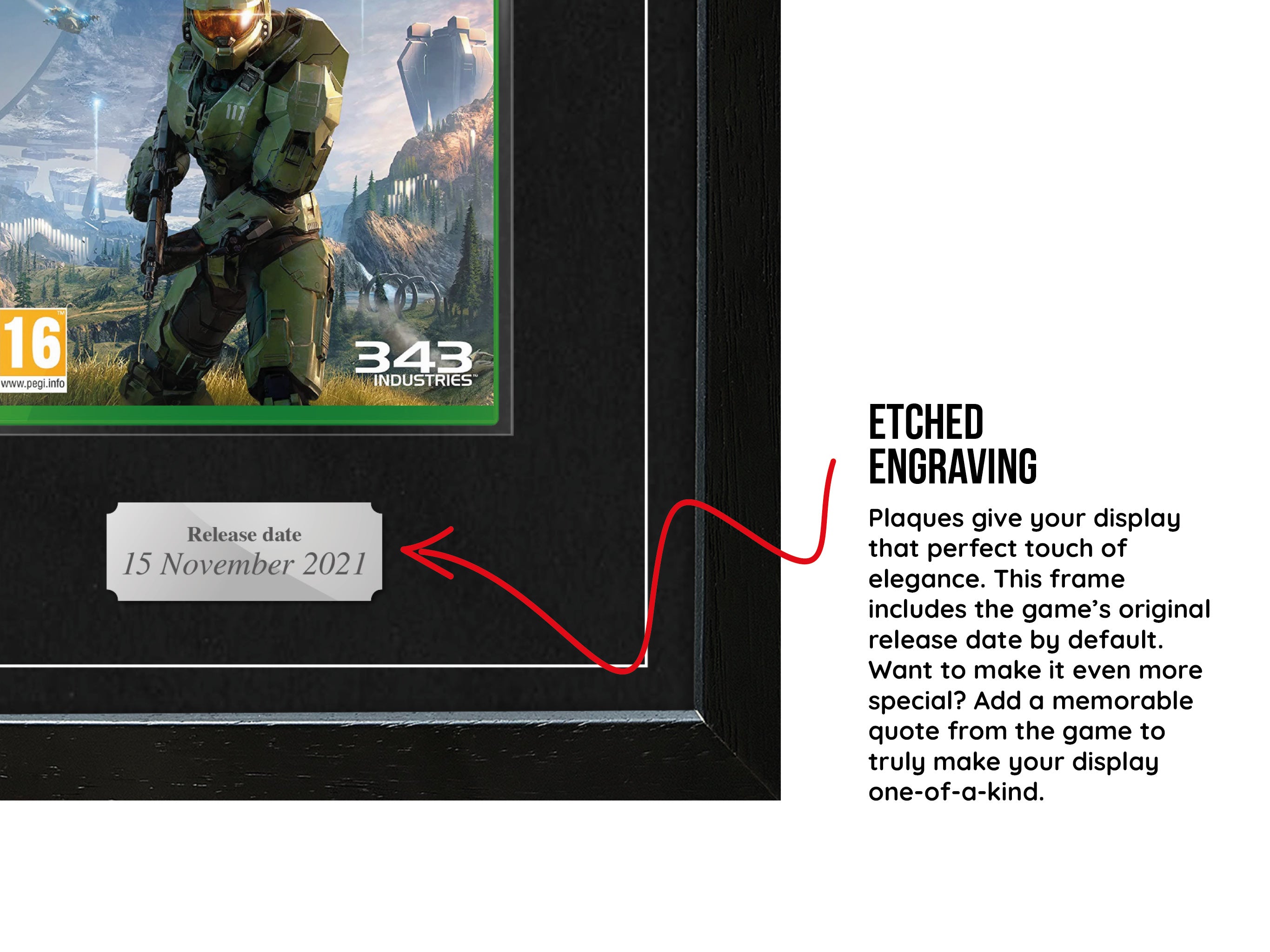 Halo Infinite (Xbox Series) Exhibition Range Framed Game - Frame-A-Game