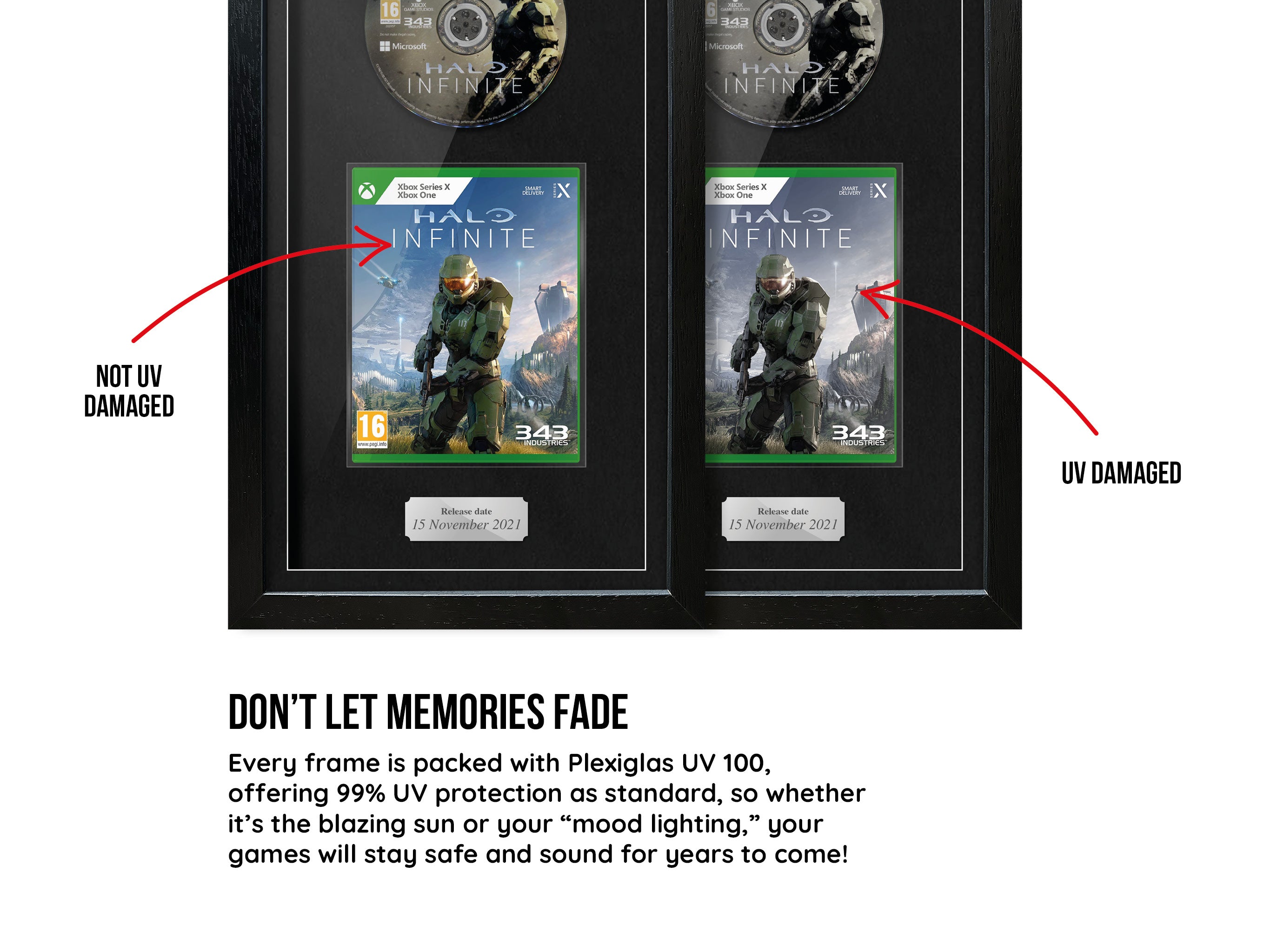 Halo Infinite (Xbox Series) Exhibition Range Framed Game - Frame-A-Game