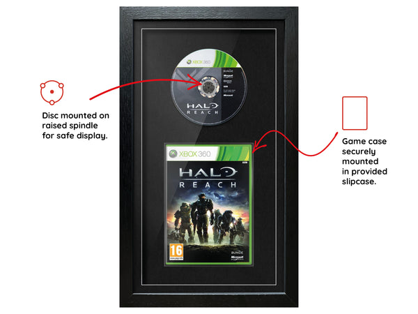 Halo: Reach (Xbox 360) Exhibition Range Framed Game - Frame-A-Game