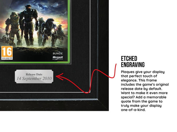 Halo: Reach (Xbox 360) Exhibition Range Framed Game - Frame-A-Game