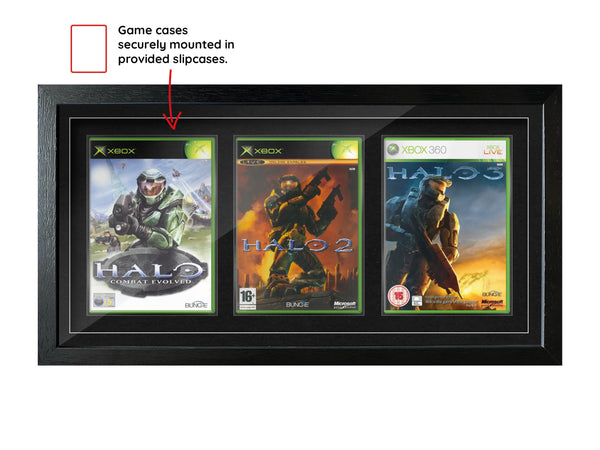 The Halo Trilogy (Xbox) Exhibition Range Framed Games - Frame-A-Game