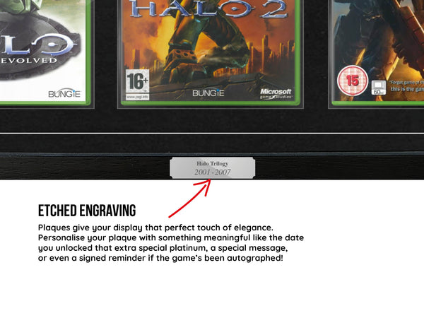 The Halo Trilogy (Xbox) Framed Games - Frame-A-Game