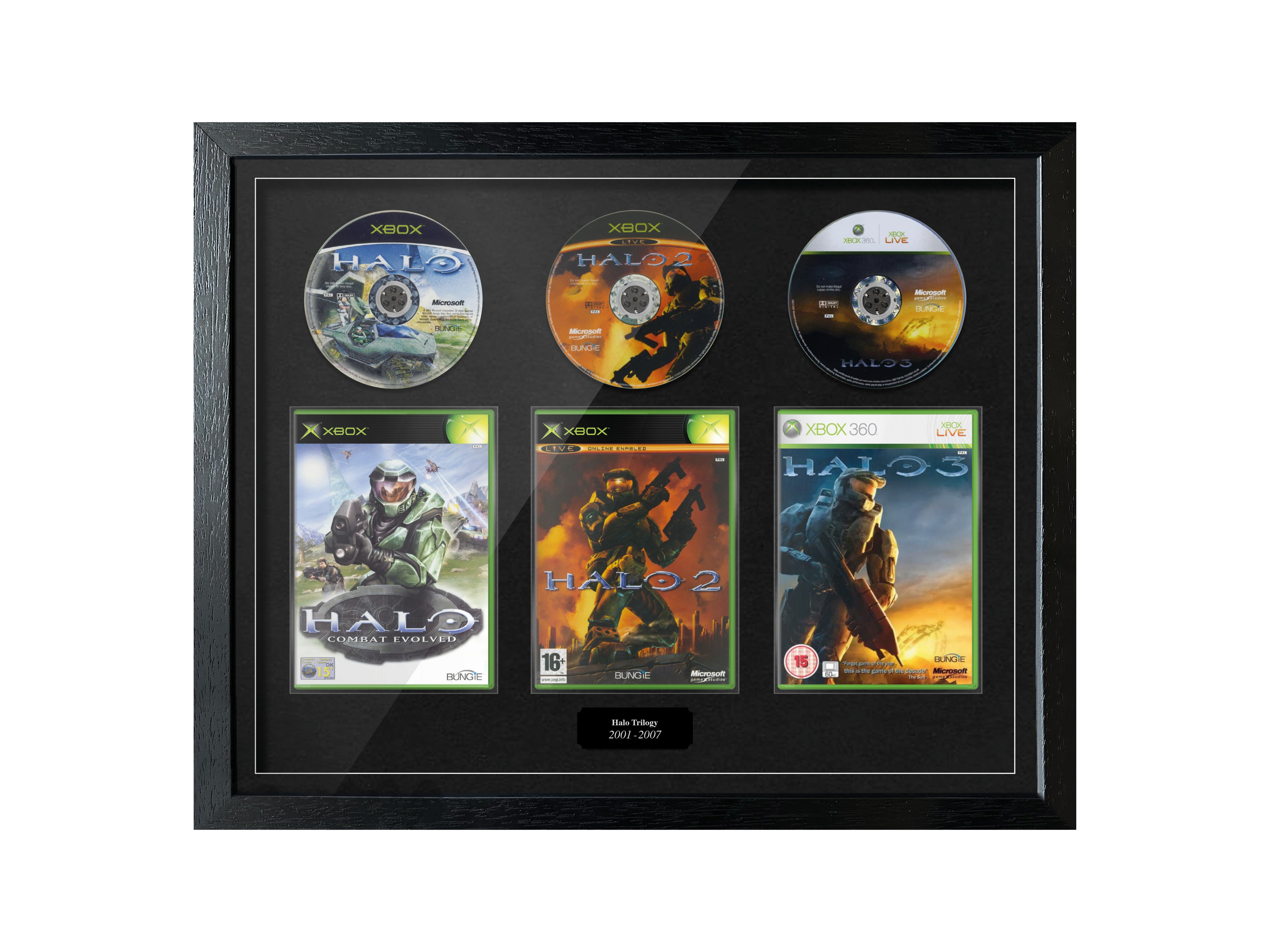 La trilogie Halo (Xbox) - Jeux encadrés de la gamme Exhibition 