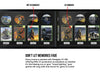 The Halo Trilogy + ODST (Xbox) Quadrilogy Exhibition Range Framed Games - Frame-A-Game